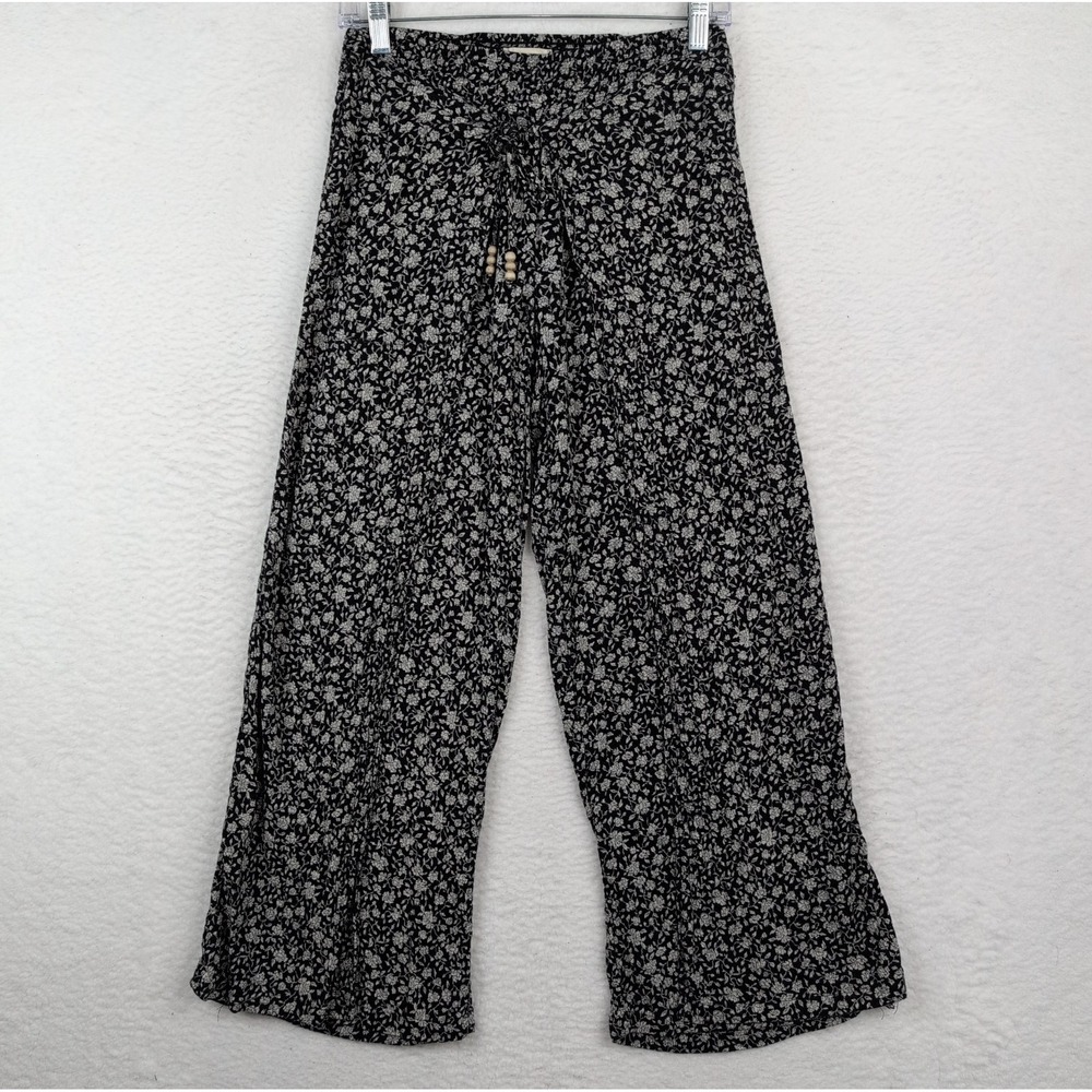 Denim And Supply Ralph Lauren Palazzo Wrap Pants Women XS Wide Leg Floral